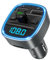ORIA Bluetooth 5.3 FM Transmitter for Car, Bluetooth Car Adapter, Wireless Radio Receiver, Universal Car Charger with Dual USB, Hands-Free Calling, Music Player Support TF Card & USB Disk -Grey