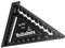 5-in-1 try square 110 mm I Hultafors I Carpenter's square CNC milled from aluminium I Carpenter's square for marking, measuring and drawing I Incl. conversion table I 257011