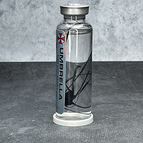 ELACE Flasche Virus 08 Uroboros Resident Evil Cosplay – Verwendung & Fan Art – Ideal Sammlung – Maße 85 mm x 25 mm