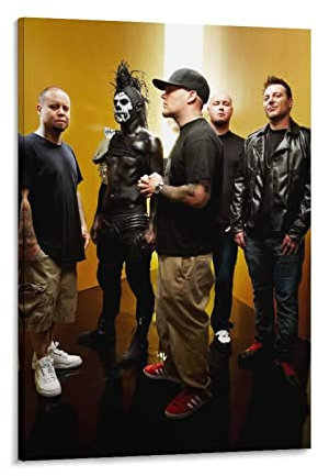 IKONYA Druck Auf Leinwand Senza Cornice LIMP Bizkit Metal Band Poster Decorazione Soggiorno Camera da letto Pittura 60X90cm