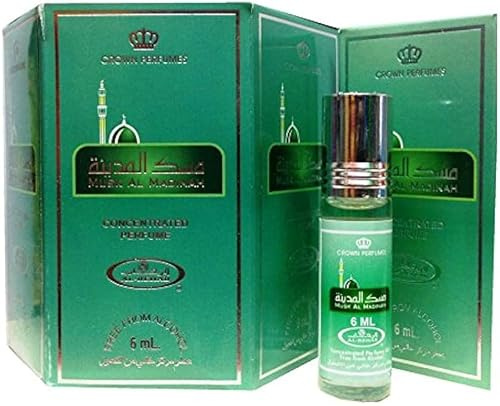 Alaffan Musk al Madinah Al-Rehab Parfümöl Roll On 6 X 6ml Unisex