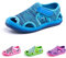 Hitmars Sandales Enfant Garcon Été Sandales Fille Fermé Toe Beach Sandals Athlétique Sandale Bébé Plage Antidérapant Bleu EU 31