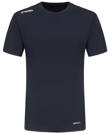 Sondico Mens Core Base Short Sleeve Top Navy L