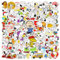 100 Stück Snoop-y Sticker für Kinder, Anime Kawaii Aufkleber, Wasserfester Vinyl für Laptop, Scrapbook, Skateboard, Motorrad