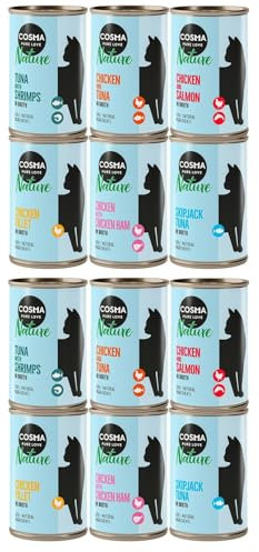Cosma Nature 140 g - Mixpaket 1 (12 Dosen)