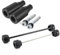 EQJSHL Motorrad Vorne Hinten Rad Achse Crash Sliders Protector Für Y&amaha MT-07 FZ-07 MT07 FZ07 FZ MT 07 2014-2025 Rahmen Slider Fallen Protector Sturzschutz Sturzpads(Satz B)