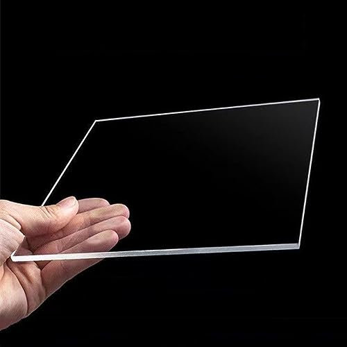 Kunststoff-Dachplatte, Polycarbonat-Gewächshaus, klare Acrylplatte, UV-geschützt, Glas-Ersatz-Schuppenplatte, für Schuppenfenster, Außenüberdachung, 2 mm, 60 x 120 cm