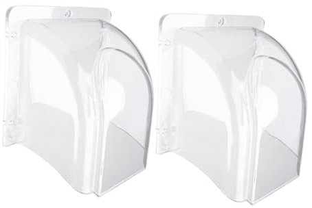 DIYEAH 2pcs Outdoor Doorbell Cover Access Control Rain Cover for Ring Decorative Doorbell Shell Shelter