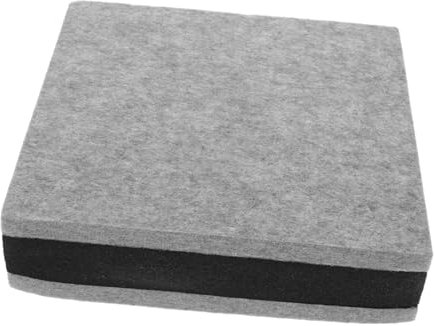 LIGHTAOTAO 20x20x5.2cm Acoustic Speaker Pads Low Frequency Soundproof Foam Diffuser Monitor Noise Cushion Stabilizer Grey for Recording Studio and Home Sound Dampening