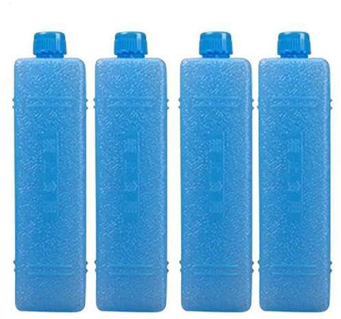 4pcs Ice Packs For Cool Box, 200ml Air Conditioner Fan Ice Crystal Box, Home Freezer Blocks, Space Saving Freezer Packs for Coolers, Kids Lunch Boxes Bags, Picnic, Camping, Beach, Outdoor Activities