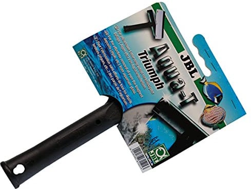 JBL 61521 Scheibenreiniger mit Edelstahlklinge und Gummischaber Aqua-T Triumph