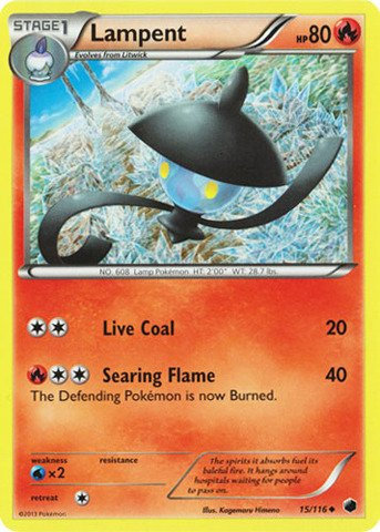 Pokemon - Lampent (15/116) - Plasma Freeze