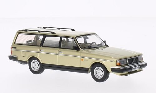 Volvo 240 Polar, metallic-beige, 1988, Modellauto, Fertigmodell, Triple 9 Collection 1:43