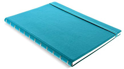 Filofax A4 Notizbuch, nachfüllbar, blau