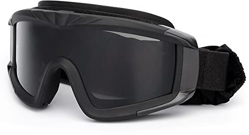 SPOSUNE Lunettes tactiques militaires pour airsoft avec 3 verres interchangeables - Résistance aux chocs - Protection UV400 - Pour homme et femme - Pour moto, équitation, paintball