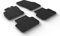 Gledring Satz Gummimatten kompatibel mit Audi Q3 inkl. Sportback 2019- (T Profil 4-teilig + Montage-clips)