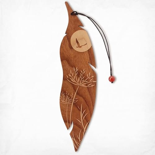Personalisiertes Lesezeichen aus Holz, Mondnacht, MinaturArt