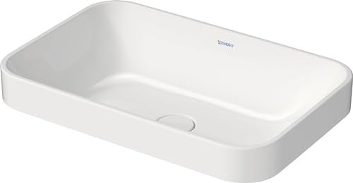 Duravit Aufsatzwaschtisch Happy D.2 Plus 60x40cm, gs, o HL, Ü, HLB, w/ant ma WG