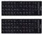 KEANBOLL Thai-Tastatur-Aufkleber, Thai-Tastatur-aufkleber mit schwarzem Hintergrund und weiÃŸem Schriftzug, jede Einheit: 1,1 x 1,3 cm, matt