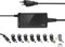 Hama Notebook Netzteil 19V, 65W (Universalnetzteil für Laptop und Tablet, inkl. 8 Notebookstecker für gängige Modelle, Laptop Ladegerät mit zusätzlichem USB Ladeanschluss, Slim Design, 3,42A)
