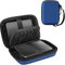 ProCase Doppelte Festplattentasche für 2 Externe 2,5 HDD, Externe Festplatte Tasche kompatibel mit Canvio Partner, Intenso Memory, Reisetasche für WD My Passport/Elements, Seagate Portable -Navy