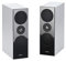 Revox Shelf G70 1 Paar 2 Wege-Bassreﬂex Lautsprecher Silber schwarz weiß (Silber/schwarz)