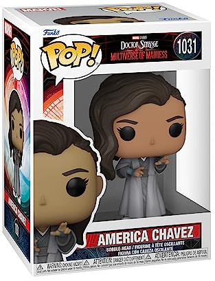 Funko POP! Marvel: Doctor Strange - America Chavez | Offizielles Superheroes Merch - Vinyl Sammelfigur als Regal Deko - Geschenkidee zum Geburtstag für Fans und Sammler