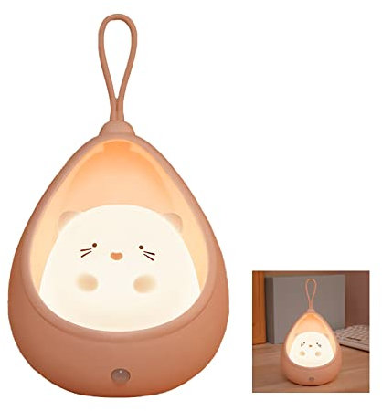 MARMODAY WC noche luz Gadget divertido sensor de movimiento LED regalos para asiento novedad baño accesorio regalo fresco divertido único madre padre cumpleaños rosa
