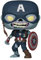 Marvel : What If? - Zombie Captain America Funko Pop ! Figurine en vinyle (livrée avec étui de protection compatible Pop Box)