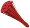 25 Tie Wraps Cable Ties Fasteners Wire Zip Strap Cord Strong Nylon Plastic Durable (Large 300mm, Red)