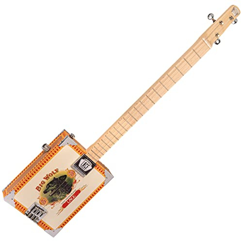 LACE ELECTRIC CIGAR BOX GUITAR - BIG WOLF - 3 STRING