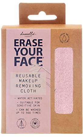 Upper Canada Danielle Creations Erase Your Face Eco Friendly Reusable Make Up Remover Cloth in Pink (1 Count)