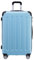 BEIBYE- Hartschalenkoffer Koffer Trolley Rollkoffer Reisekoffer Zahlenschloß 4 Zwilings-Rollen (Glacial Blue, Large-76cm)