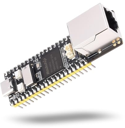 LUCKFOX-Pico-Max with Ethernet Port (with Pre-soldered Header) - Mini Linux Development Board with Rockchip RV1106G3 Chip, 256MB Memory, for Robots, Drones and other Intelligent Equipment Development