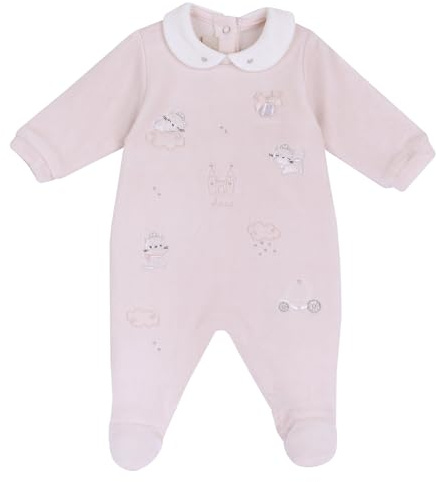 Chicco Baby - Mädchen Strampler Mit Bequemer Pattenöffnung, aus Warmem und Weichem Stoff 263