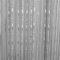 Zomanon 1m x2m Beaded String Curtain With Rod Processing Window Door Beauty Decorative Panel Room Divider Fly Screen Blind Tassel (Grey)