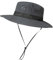 TOP-EX Sonnenhut mit breiter Krempe, Unisex, LSF 50, wasserdicht, verstellbar, atmungsaktiv, für Outdoor-Abenteuer, Wandern, Angeln, Safari, leicht verstaubar DunkelGrau L/XL