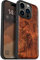 Carveit Magnetic Wood Case for iPhone 14 Pro Case [Natural Wood & Black Soft TPU] Shockproof Protective Cover Unique Wooden Case Compatible with magsafe (Japanese Geisha -Red Wood)