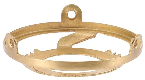 HOMSFOU Support Abat-jour Cuivre Élegant Avec Bague Réductrice Accessoire Pour Réparation De Lampes Et Éclairage Intérieur