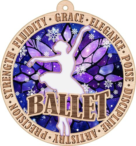 BlinkWishes Ballet Christmas Ornament, Ballerina Dancer Ballet Shoes Christmas Ornament, for Ballet Enthusiasts, Ballet Dancers, Lovers Tree Decor