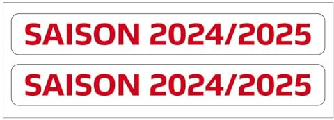 AMBALLCOM | Bundesliga | Update-Set Saisonschild Set (2 St.) - Saison 2024-2025 | Für die Bundesliga-Magnettabelle | Sport | Fussball