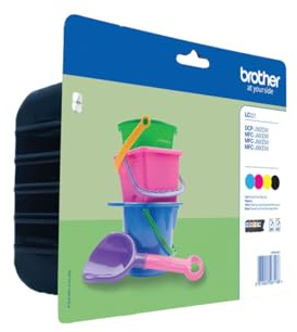 Brother LC221VALBP Pack Schwarz Cyan Magenta Gelb