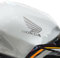 labelbike - Adesivi 3D coppia di stemmi moto logo Honda ali cromate compatibili con Honda