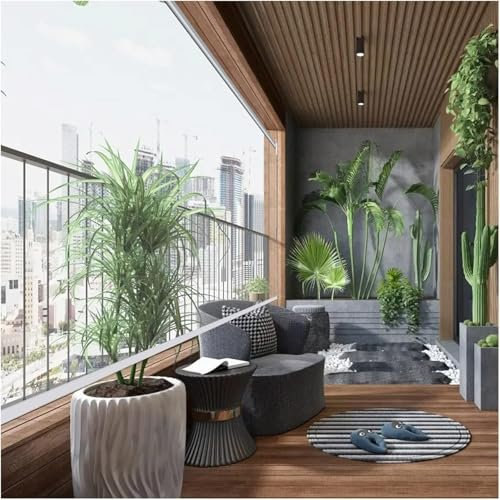 HynJGih Roller Blinds Transparent Roller Blinds,Transparent Waterproof Roller Blinds For Pergola,Pavilion,Greenhouse,Balcony(1.3x2m)