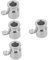 GALPADA 4 Pezzi Griglia Per Barbecue Supporto Per Asta Per Griglia Friggitrice Ad Aria Ninja Cestino Auto Arresti Dello Spiedo Riutilizzabili Rosticceria Piatto Tappo Silver Ferro Da Stiro
