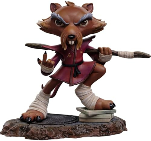 Iron Studios Minico Master Splinter Teenage Mutant Ninja Turtles Statue, 12,1 cm