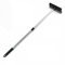 Extendable Window Cleaner with Squeegee – 2-in-1 Telescopic Window Washing Kit with Microfiber Scrubber & 62” Long Handle – Streak-Free Glass Cleaning Tool for High Windows, Shower Doors & Car Windshi