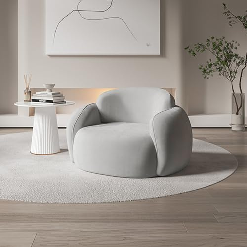 KIBONCY Lazy Chair for Living Room, Lazy Chairs for Living Room, Executive Office Chair for Bedroom Vanity, Armchair, Suitable for Every Occasion L+tea
