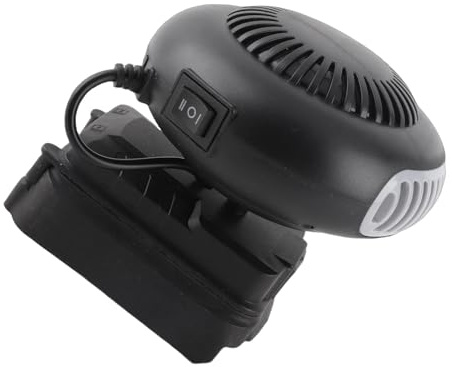 Dpofirs Chauffage D'appoint à Piles avec Angle Réglable, 170 W, Deux Réglages de Température, Deux Ports USB pour Usines et Ateliers