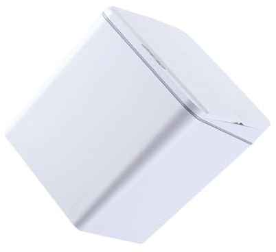 QUXVUIS Poubelle Intelligente à Induction sans Contact, Isolation des odeurs, efficacité Accrue pour Tous Les espaces de Vie. Poubelle de Cuisine Intelligente, Petite, Blanc, 6L